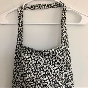 Bloomingdale’s Cotton & Spandex Halter Dress